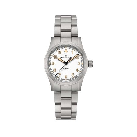 KHAKI FIELD QUARTZ WHITE DIAL 33MM