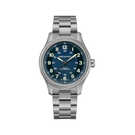 KHAKI FIELD TITANIUM AUTO BLU DIAL 42 MM