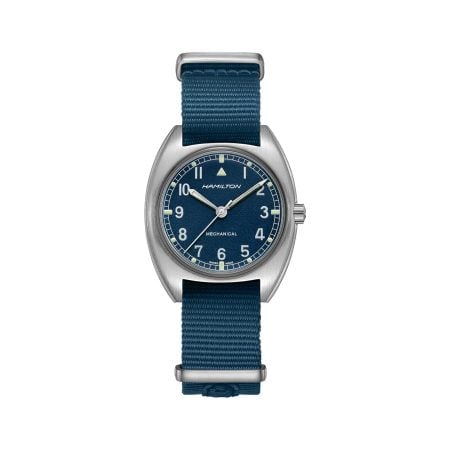 KHAKI AVIATION PILOT PIONEER MECHANICAL BLU DIAL