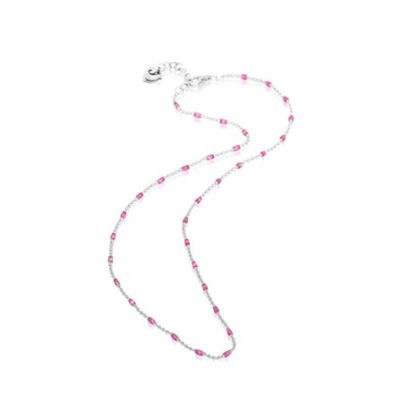 Catena Et Voilà in Argento e smalto rosa Chantelcer collection