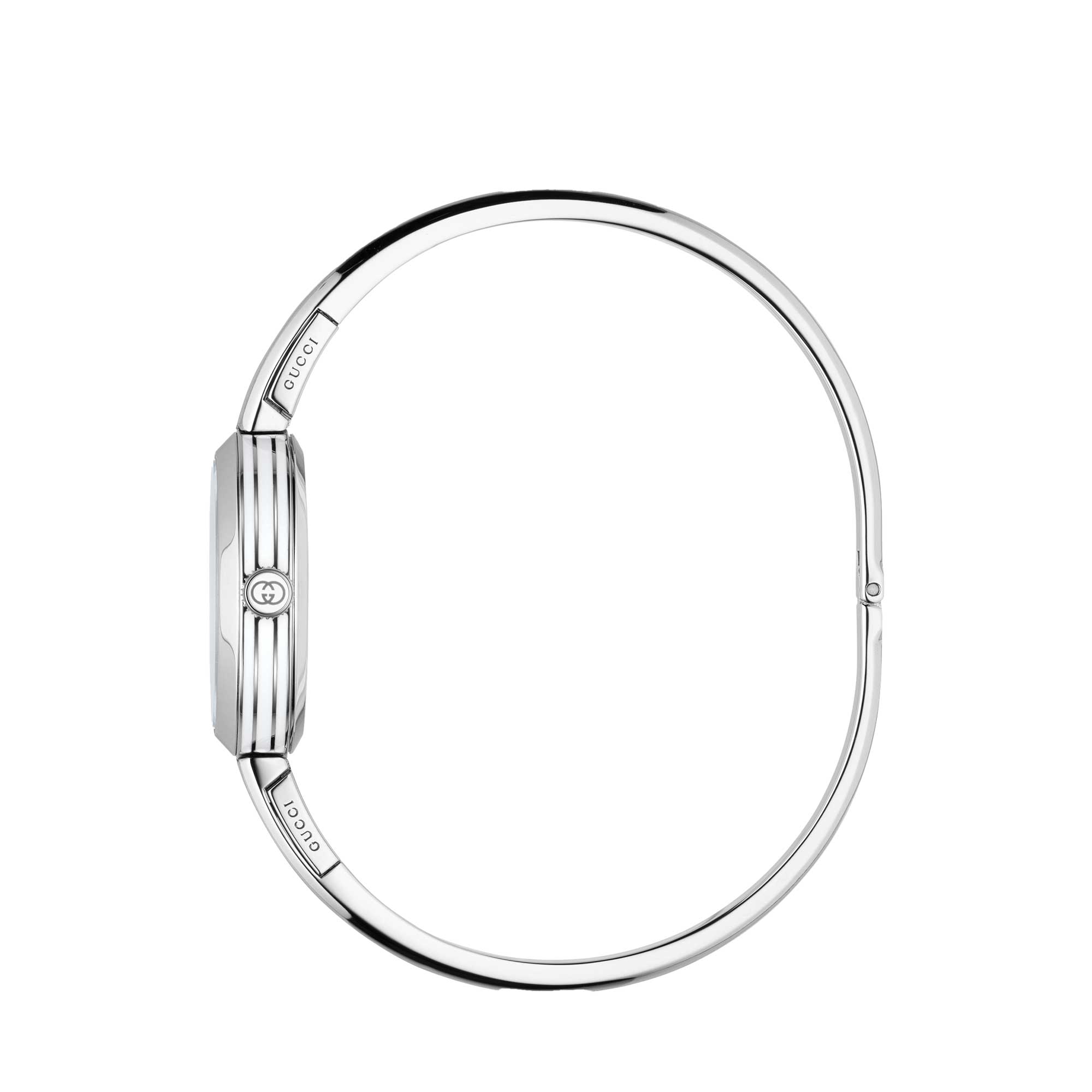 GUCCI Watch 24 mm stainless steel case pink guilloché dial - Image 2