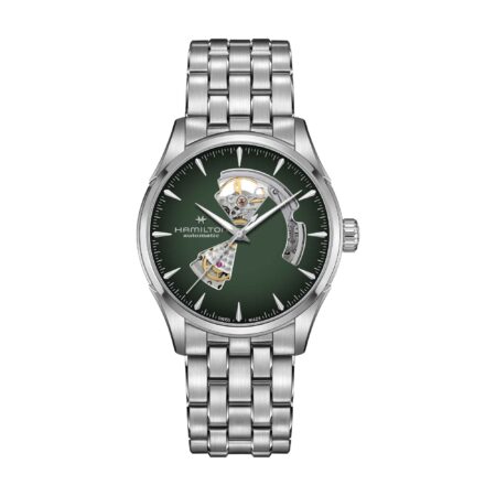 JAZZMASTER OPEN HEART AUTO 42MM GREEN DIAL