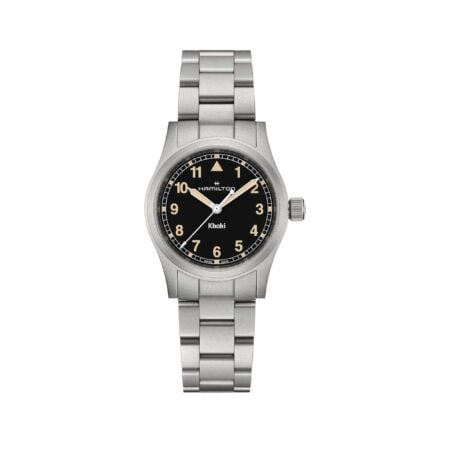 KHAKI FIELD QUARTZ 33 MM QUADRANTE NERO