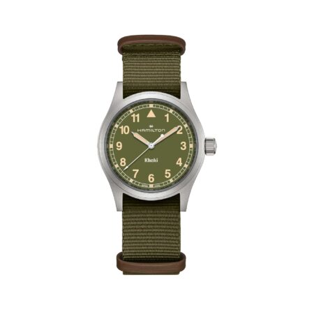 KHAKI FIELD QUARTZ 38 MM QUADRANTE VERDE