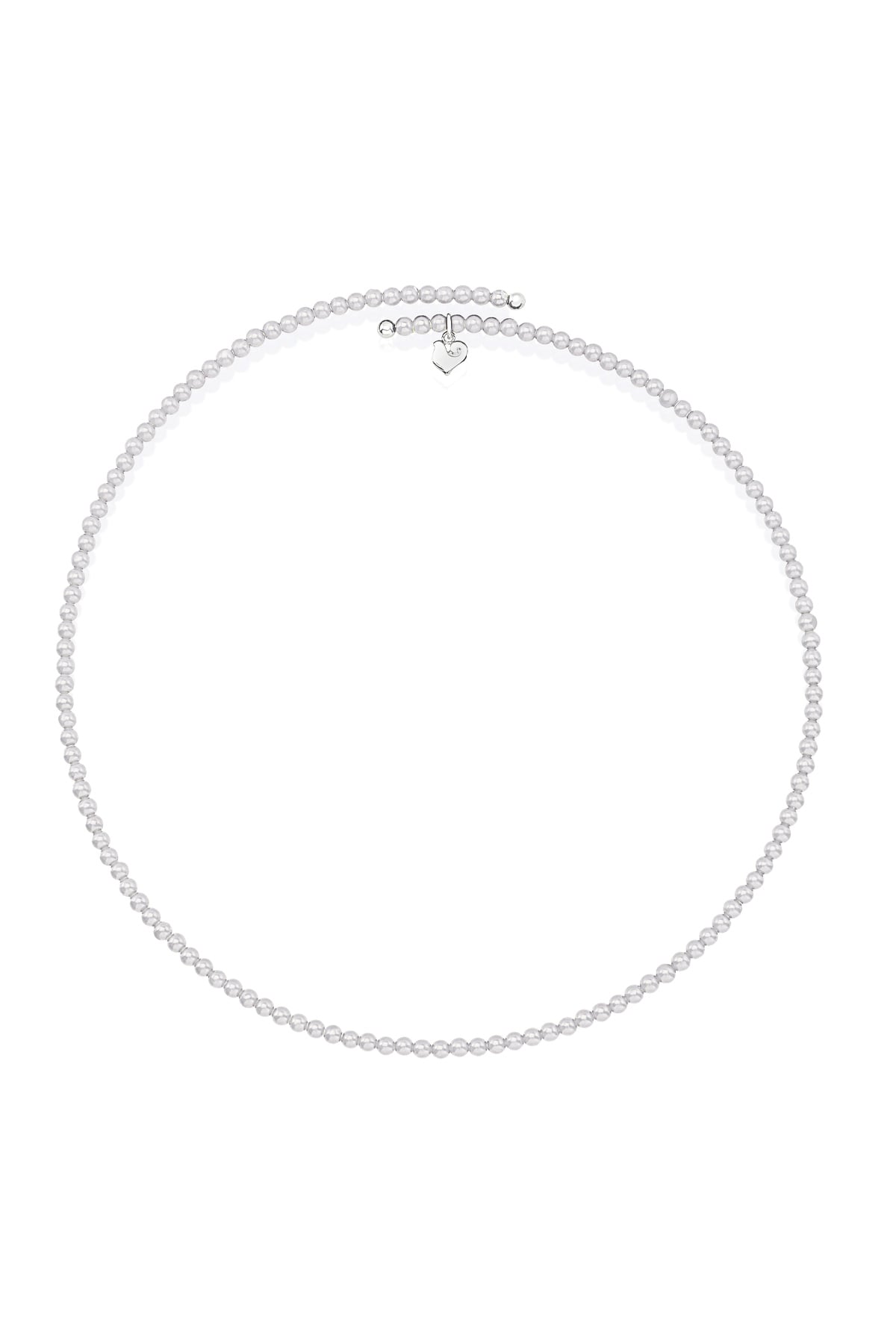 Chocker Chantecler white paste and silver