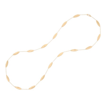 Sautoir Lunaria foglie d’oro ritorte