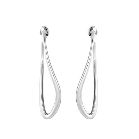 Orecchini Conversus Pendenti a cerchio argento