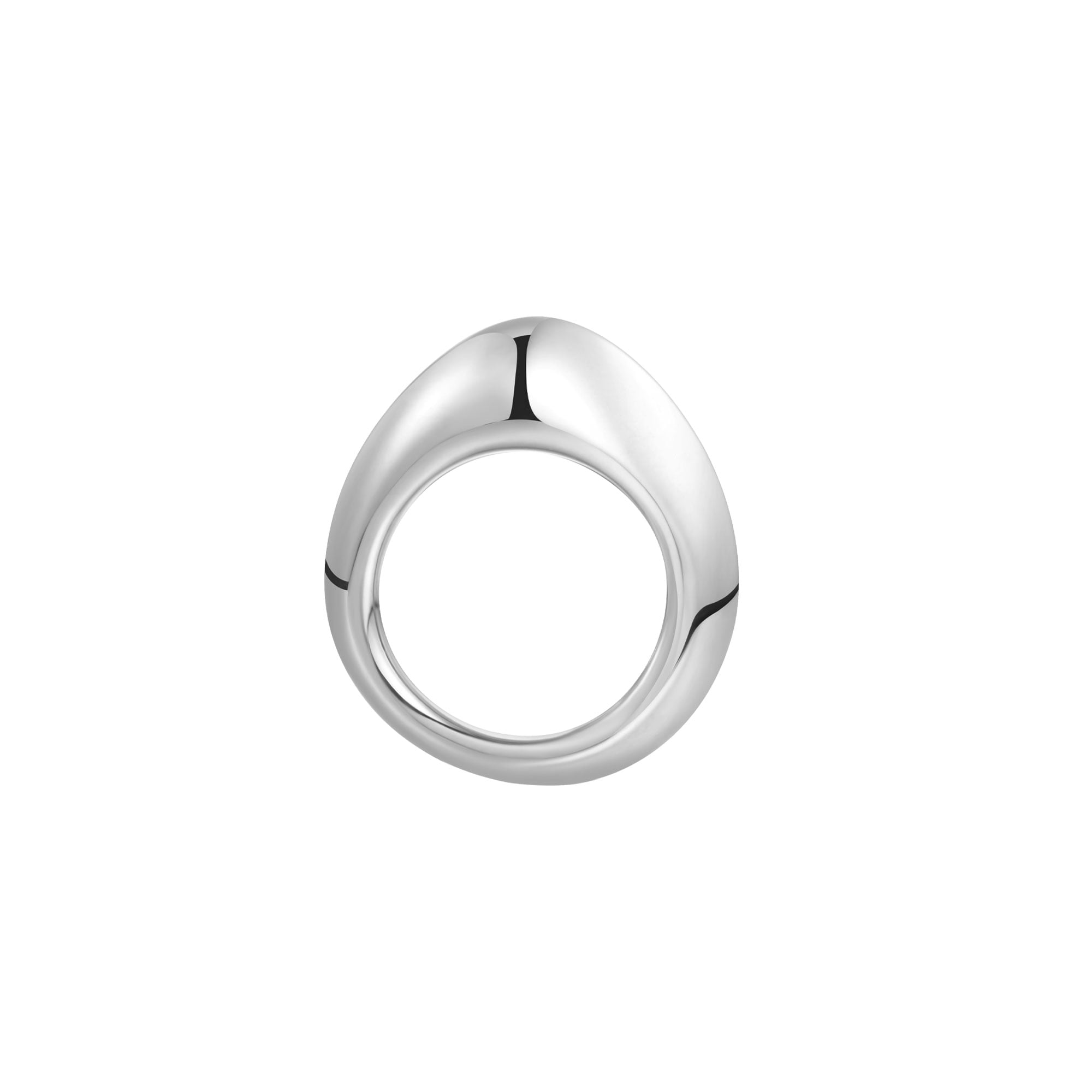 Conversus thin band silver ring - Image 2