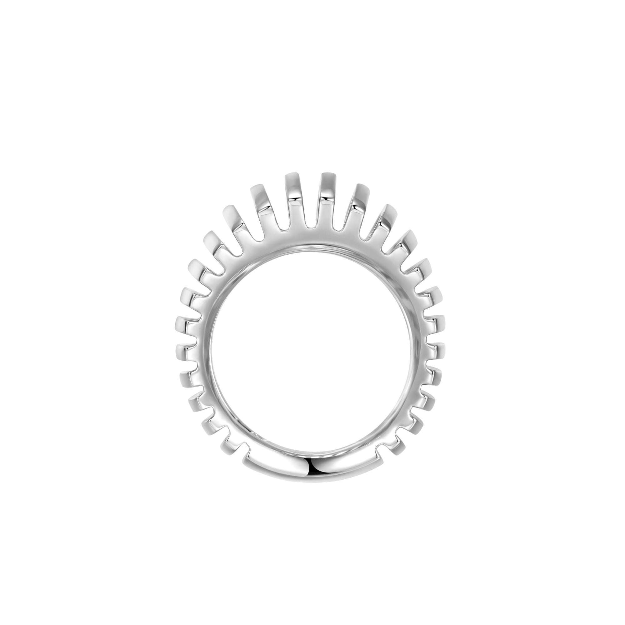 Anello Dorifora Tridimensionale argento - immagine 2