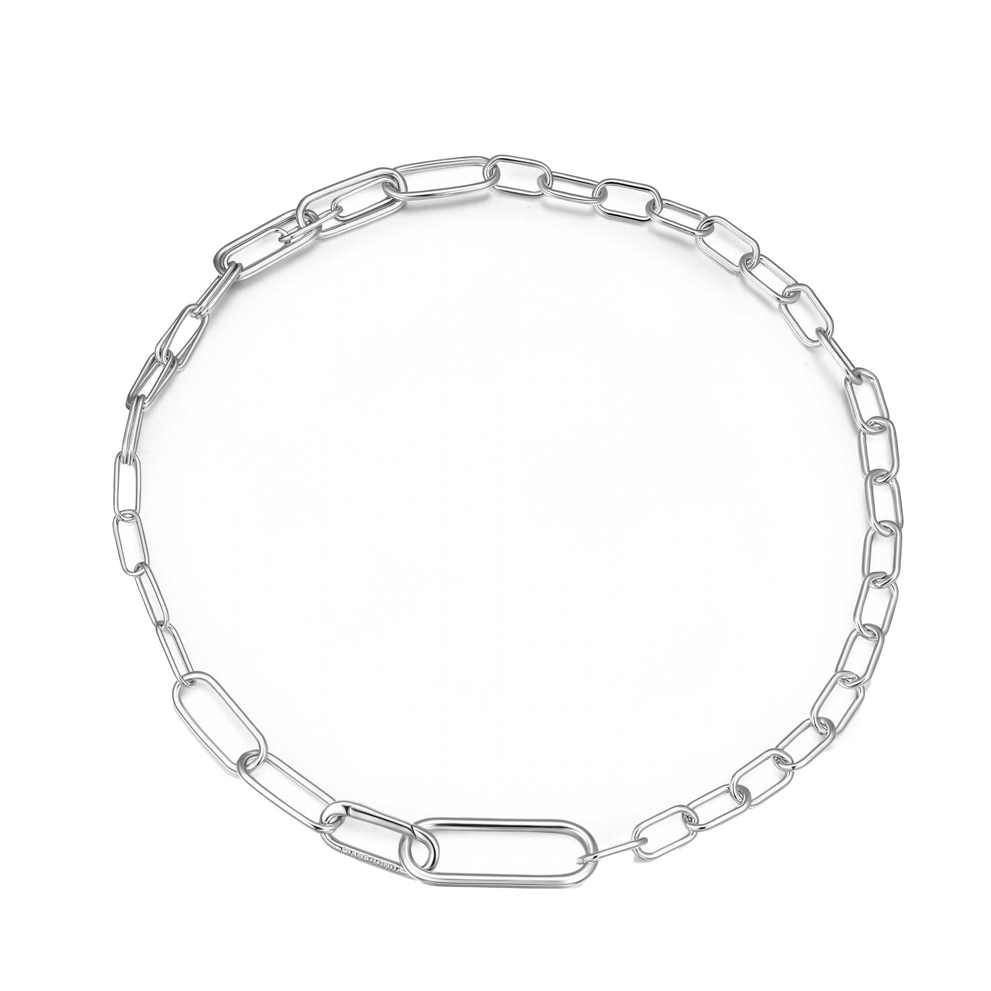 Collana Pianegonda argento a catena corta