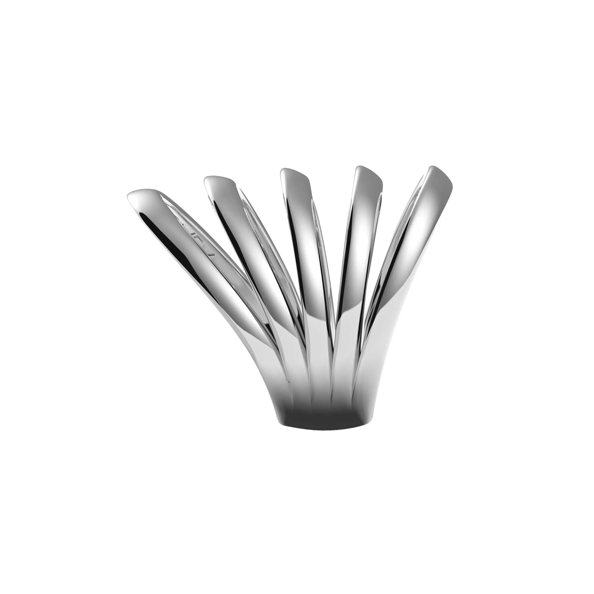 Anello MVP WARDROBE x Pianegonda a cinque fasce argento - immagine 2