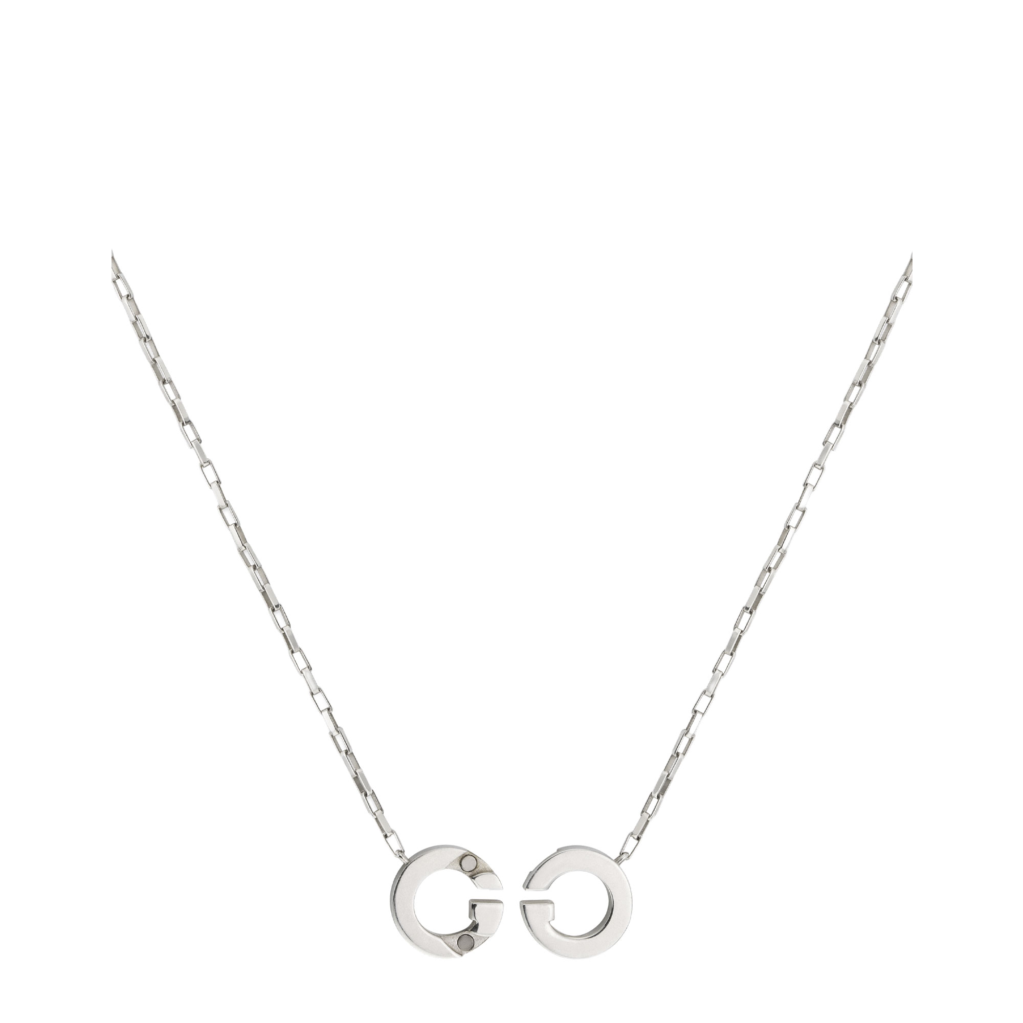 Collana Gucci Interlocking con pendente GG CUT OUT - immagine 3