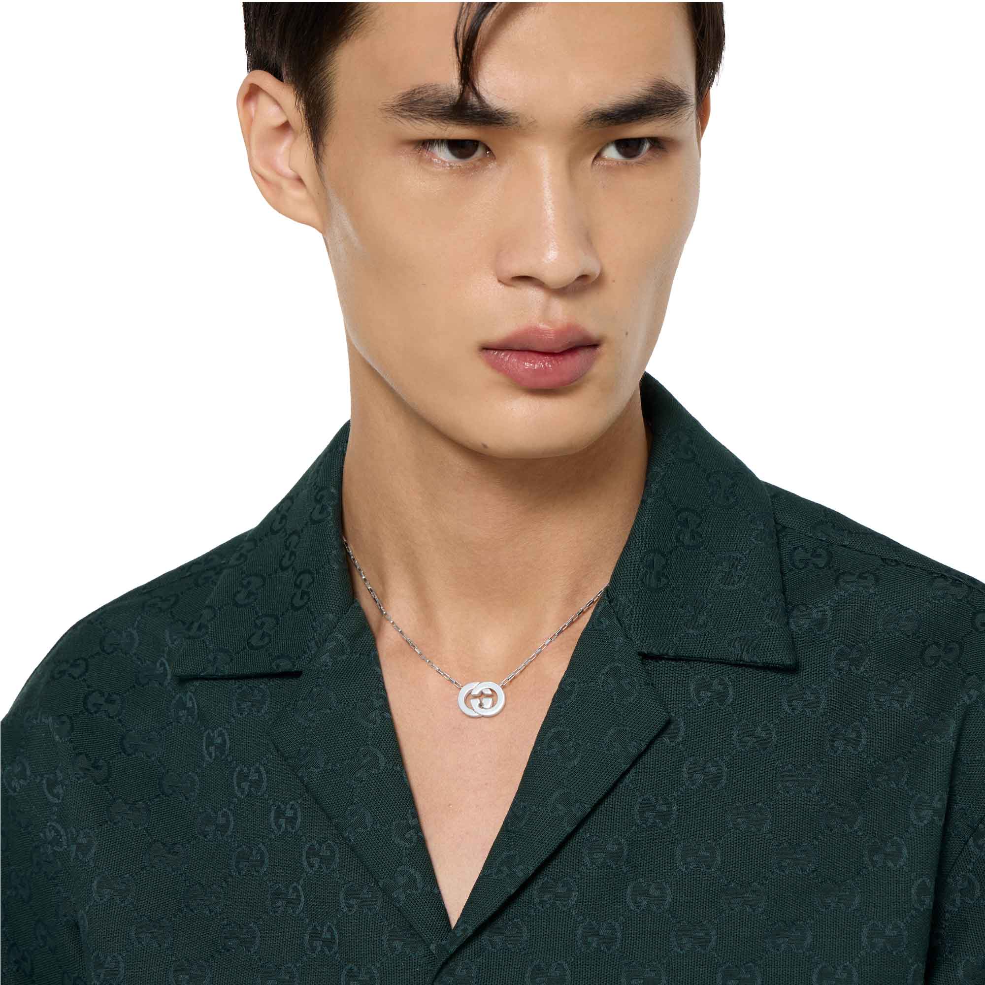 Collana Gucci Interlocking con pendente GG CUT OUT - immagine 4