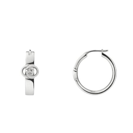 Orecchini Interlocking pendenti in argento