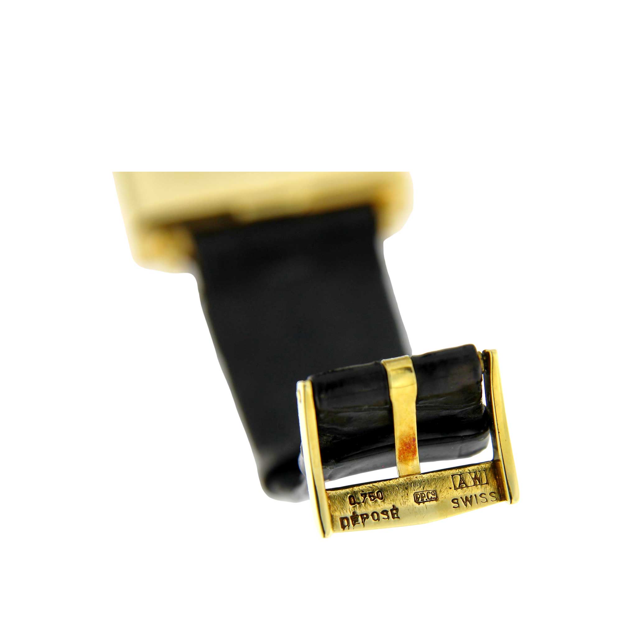 OROLOGIO PATEK PHILIPPE QUADRANTE ORO GIALLO QUADRATO - immagine 2